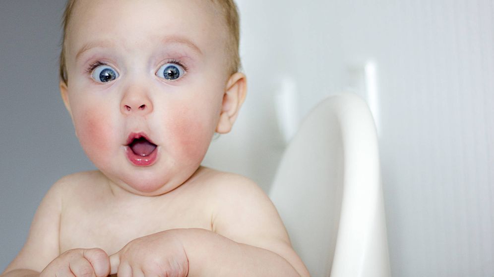 Foto: Un bebé sorprendido. (iStock)